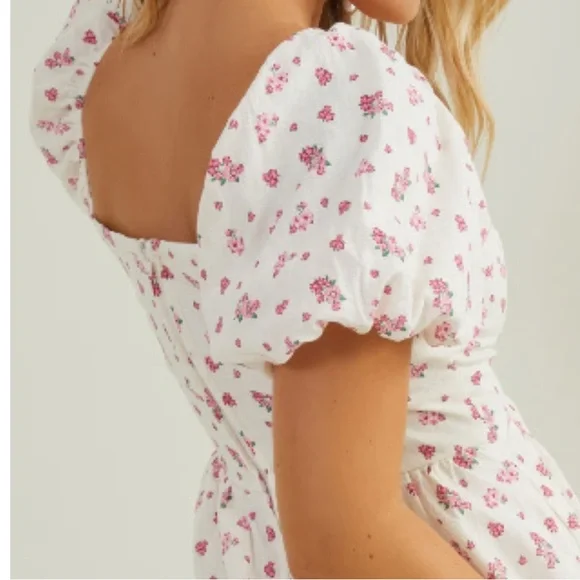 Altar'd State Pink Floral Mini Dress - Picture 9 of 13